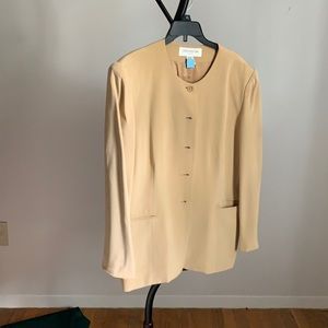 Jones New York Gold Silk Jacket